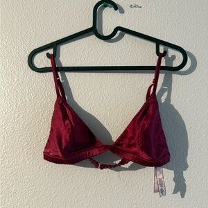 Victoria's Secret Burgundy Fabric